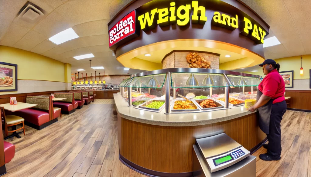 Golden Corral Weigh and Pay